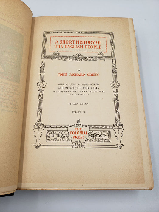 Short History Of The English People (Volume 2)