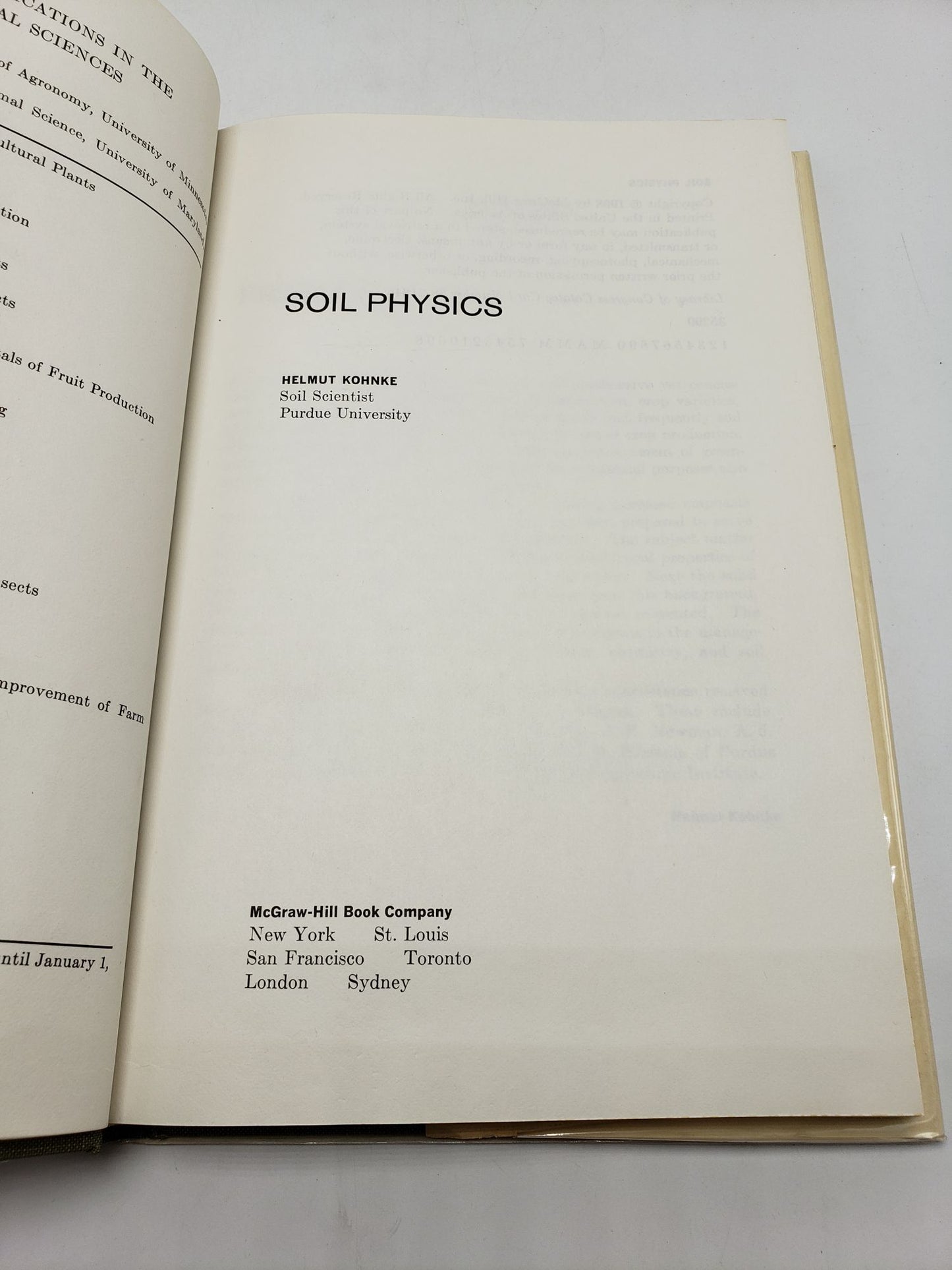Soil Physics