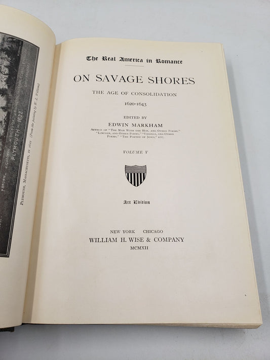 The Real America in Romance: On Savage Shores (Volume 5)