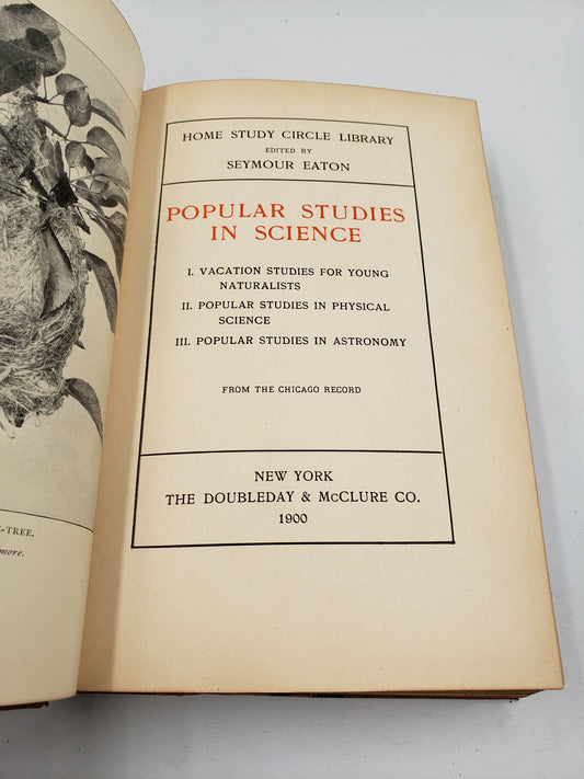 Home Study Circle Library: Popular Studies In Science (Volume 13)