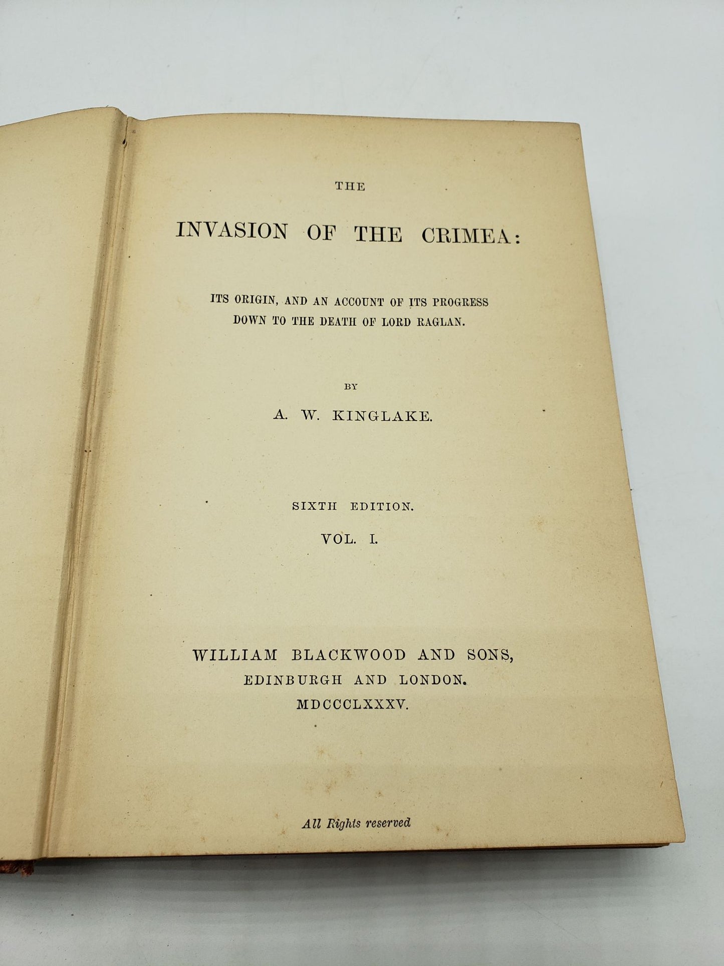 The Invasion of the Crimea: Its Origin And An Account Of Its Progress (Volume 1)