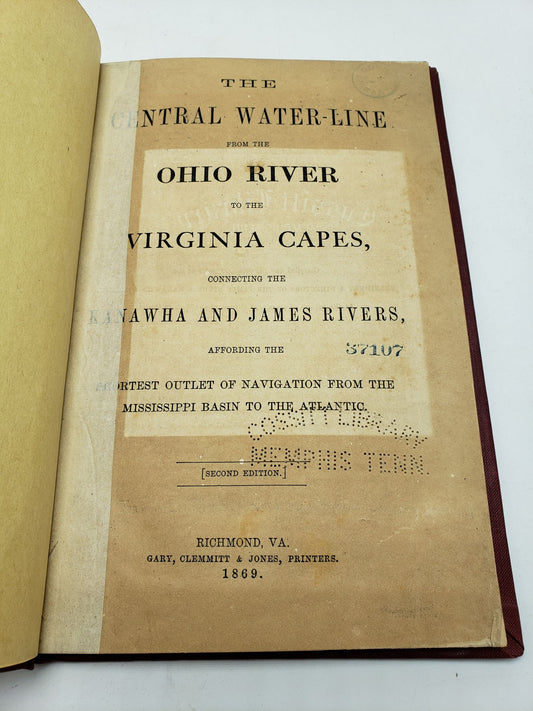 The Central Water-line From the Ohio River to the Virginia Capes