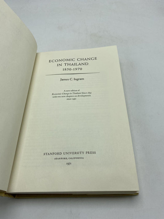 Economic Change in Thailand, 1850-1970