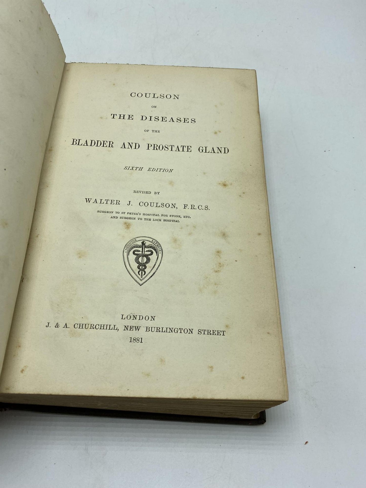 The Diseases Of The Bladder And Prostate Gland