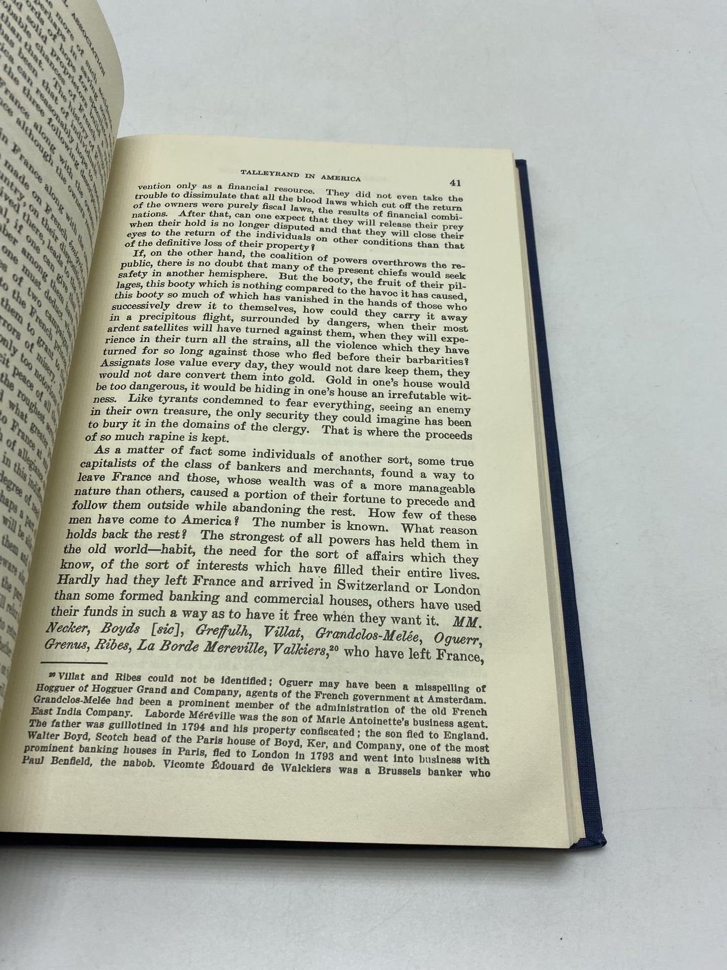 Talleyrand In America As A Financial Promoter, 1794-1796: Unpublished Letters and Memoirs