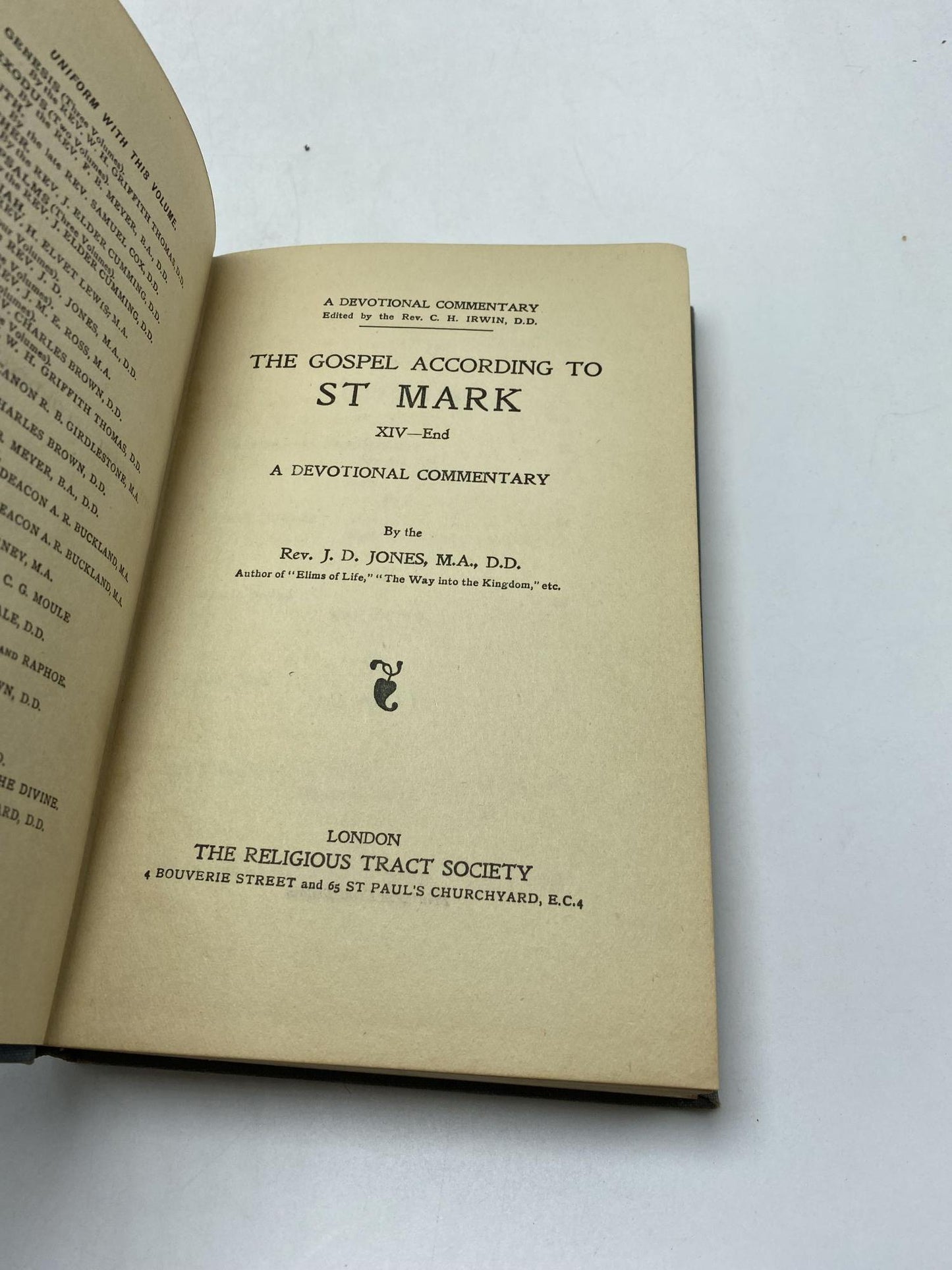 The Gospel According to St. Mark (4 Volumes)