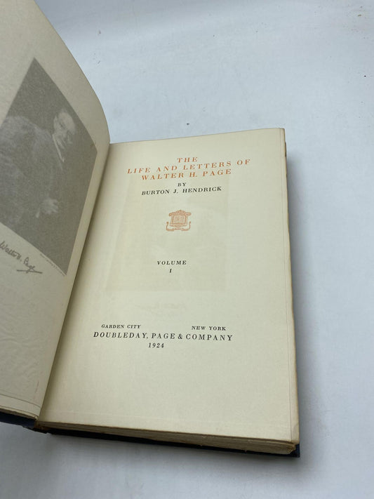 The Life And Letters Of Walter H. Page