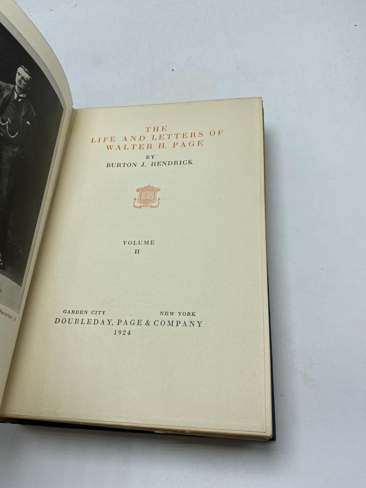The Life And Letters Of Walter H. Page