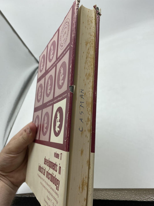 Developments In Industrial Microbiology (Volume 17) Proceedings of the Thirty-Second General Meeting of the Society for Industrial Micrbiology, August 17-22, 1975.  University of Rhode Island, Kingston, R.I.
