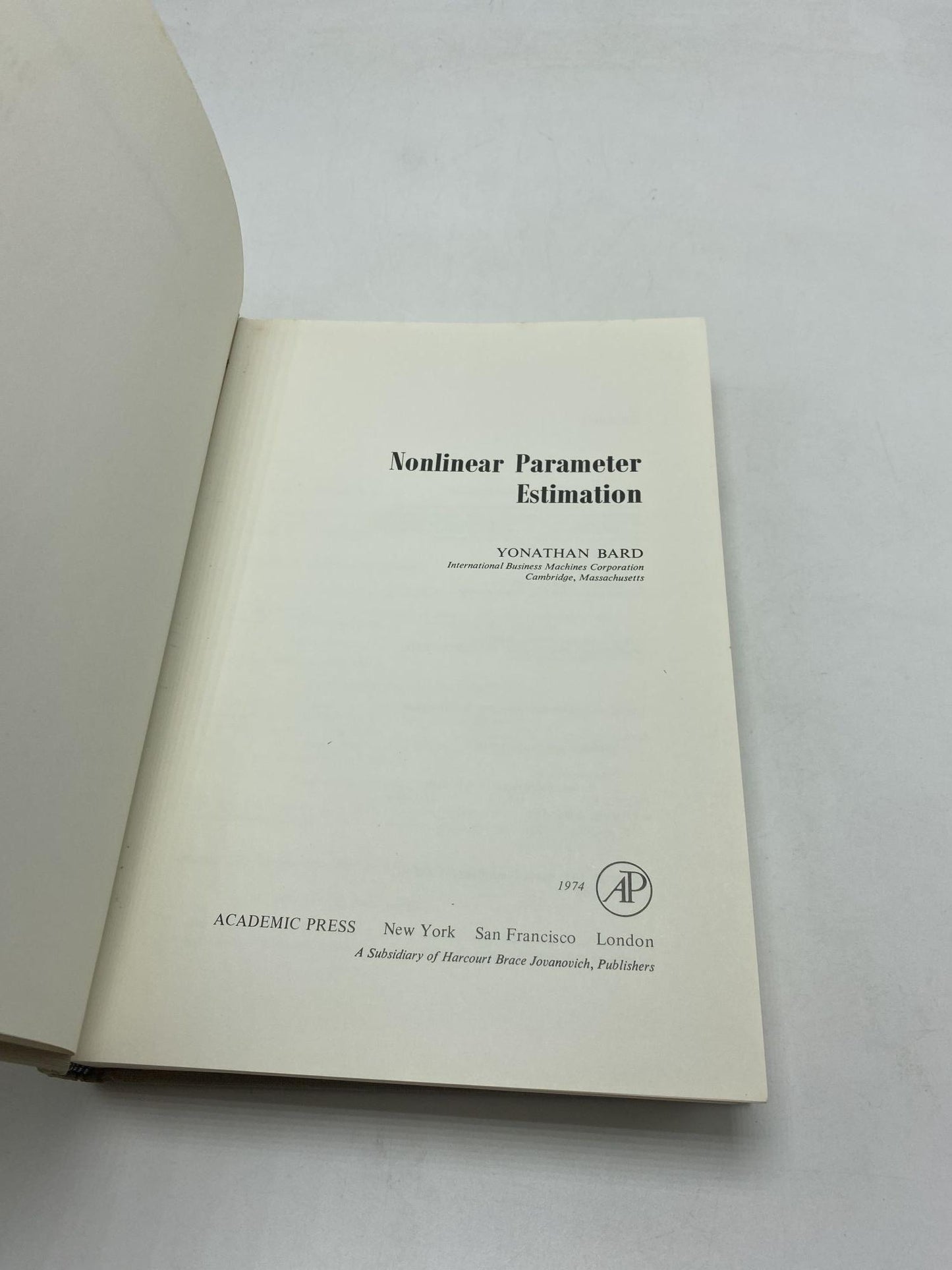 Nonlinear Parameter Estimation