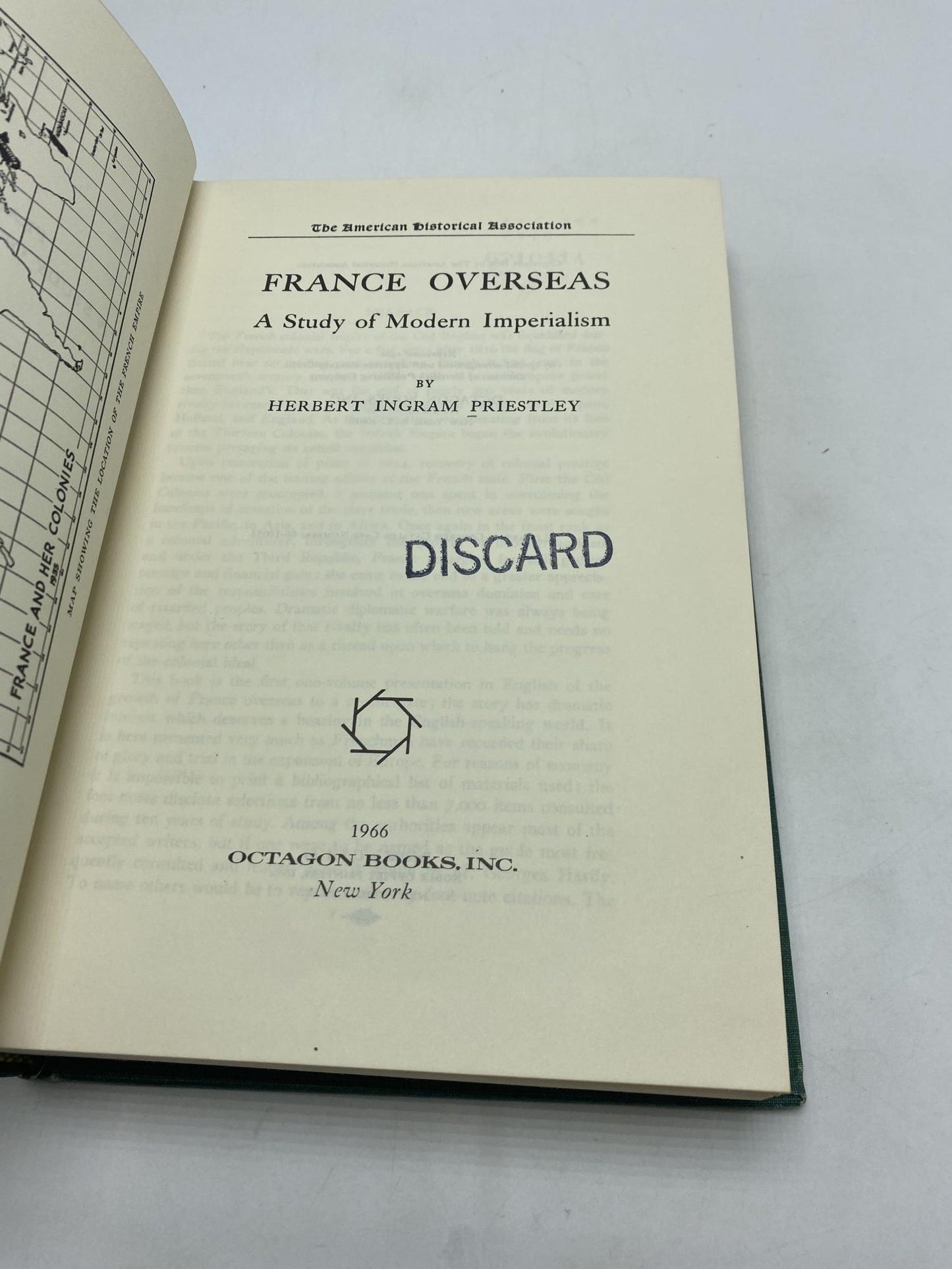 France Overseas: A Study Of Modern Imperialism