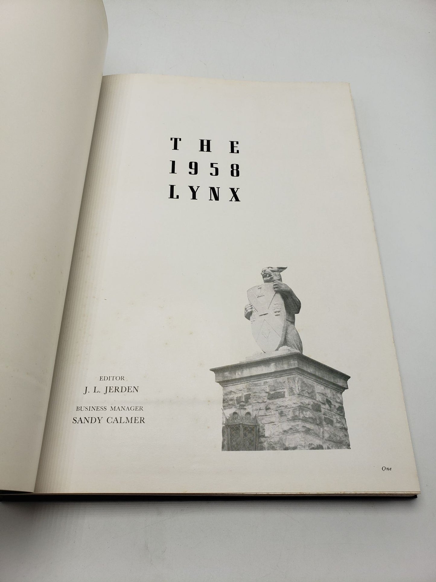The Lynx: Annual Yearbook 1958