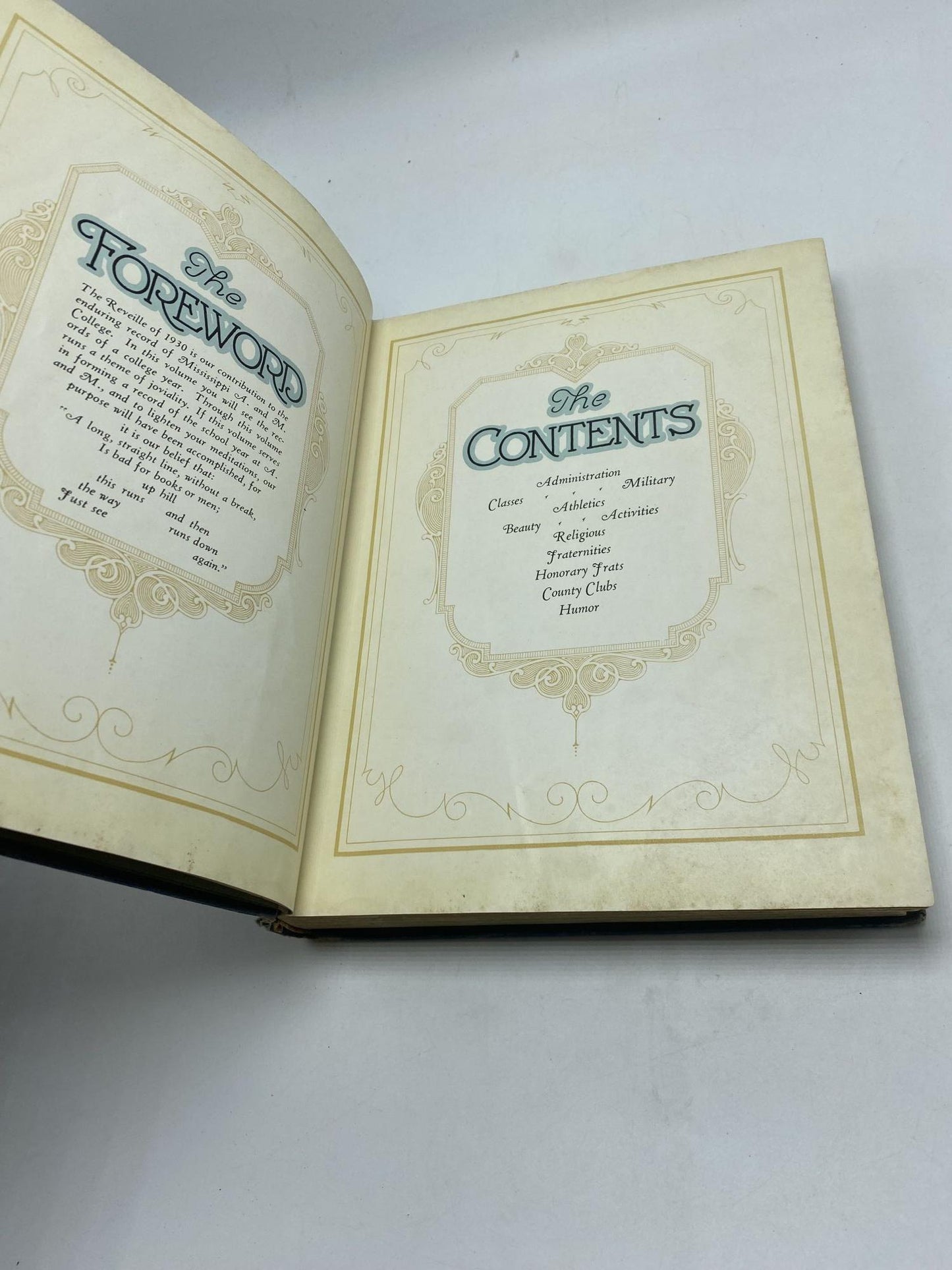 The 1930 Reveille of Mississippi A&M College Volume 26