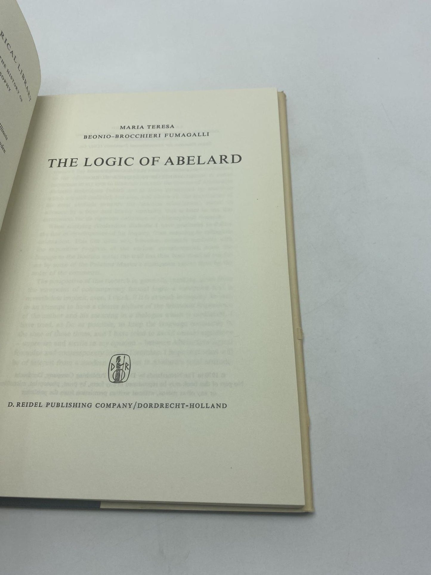 The Logic of Abelard