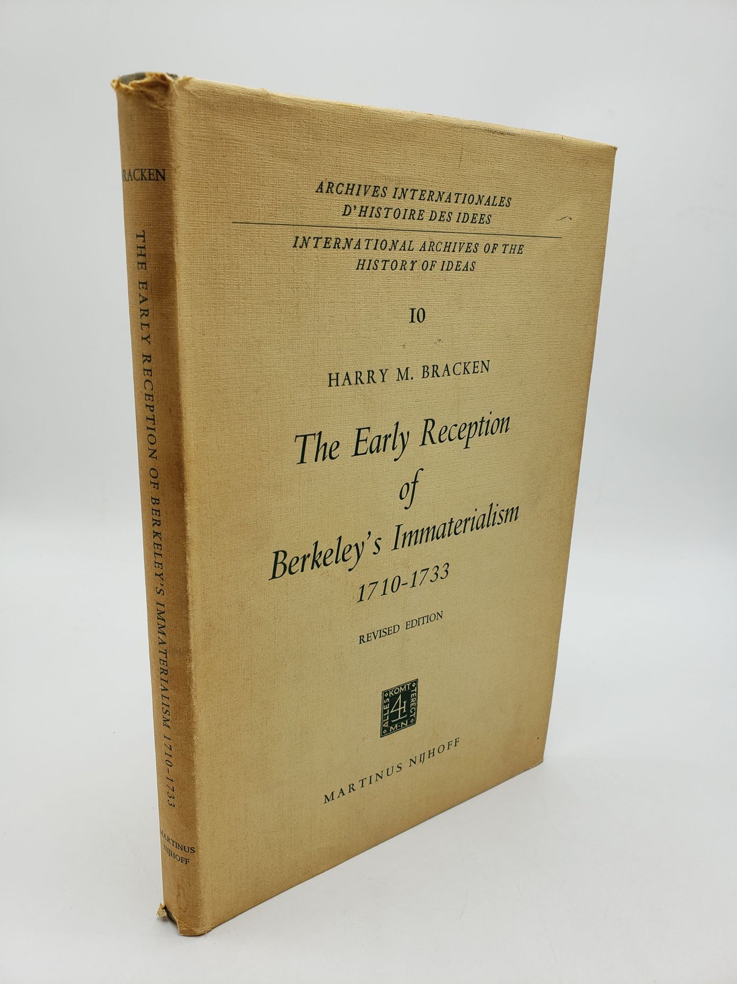 The Early Reception of Berkeley's Immaterialism 1710-1733