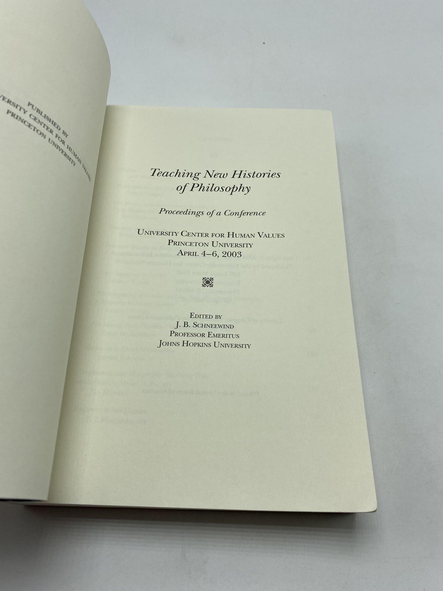 Teaching New Histories Of Philosophy