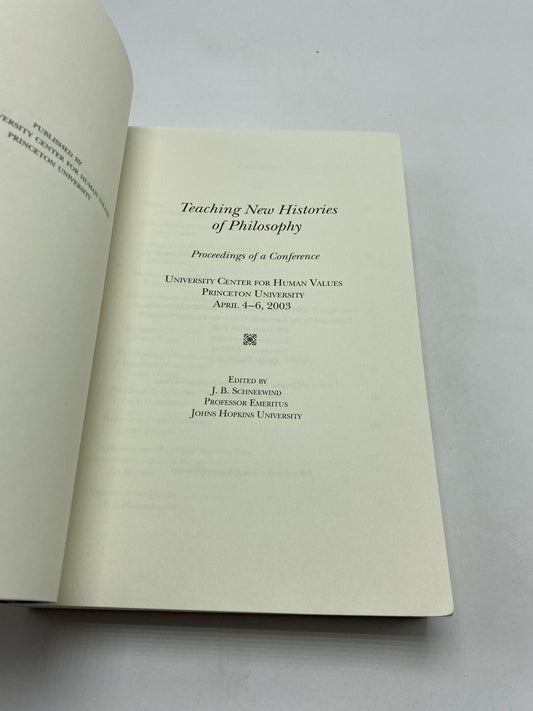 Teaching New Histories Of Philosophy