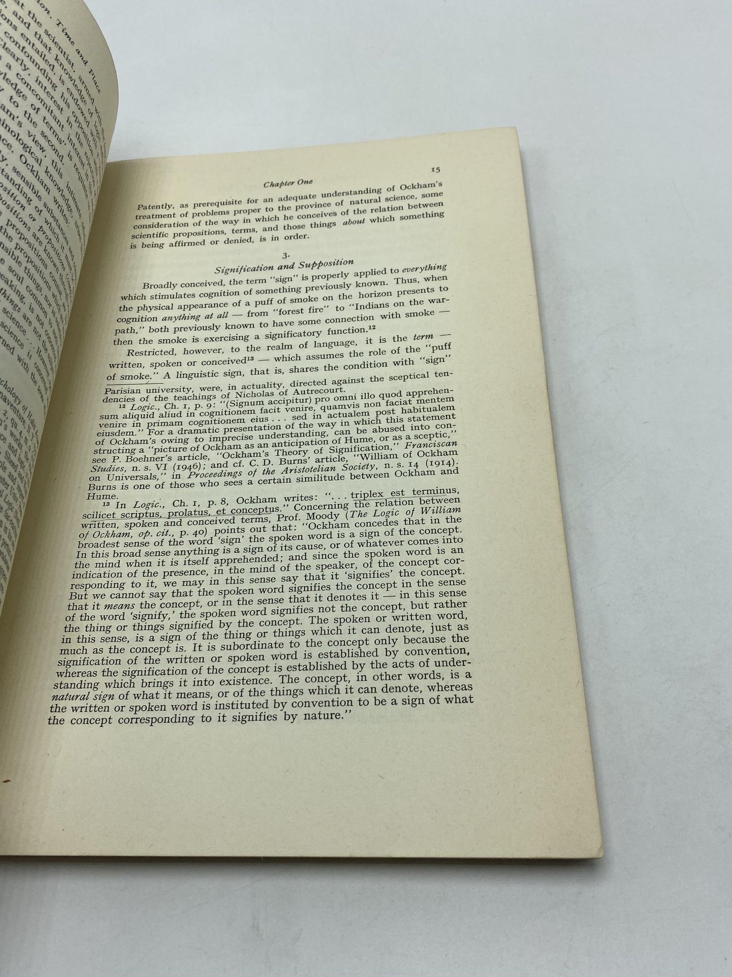 Motion, Time and Place According To William Ockham
