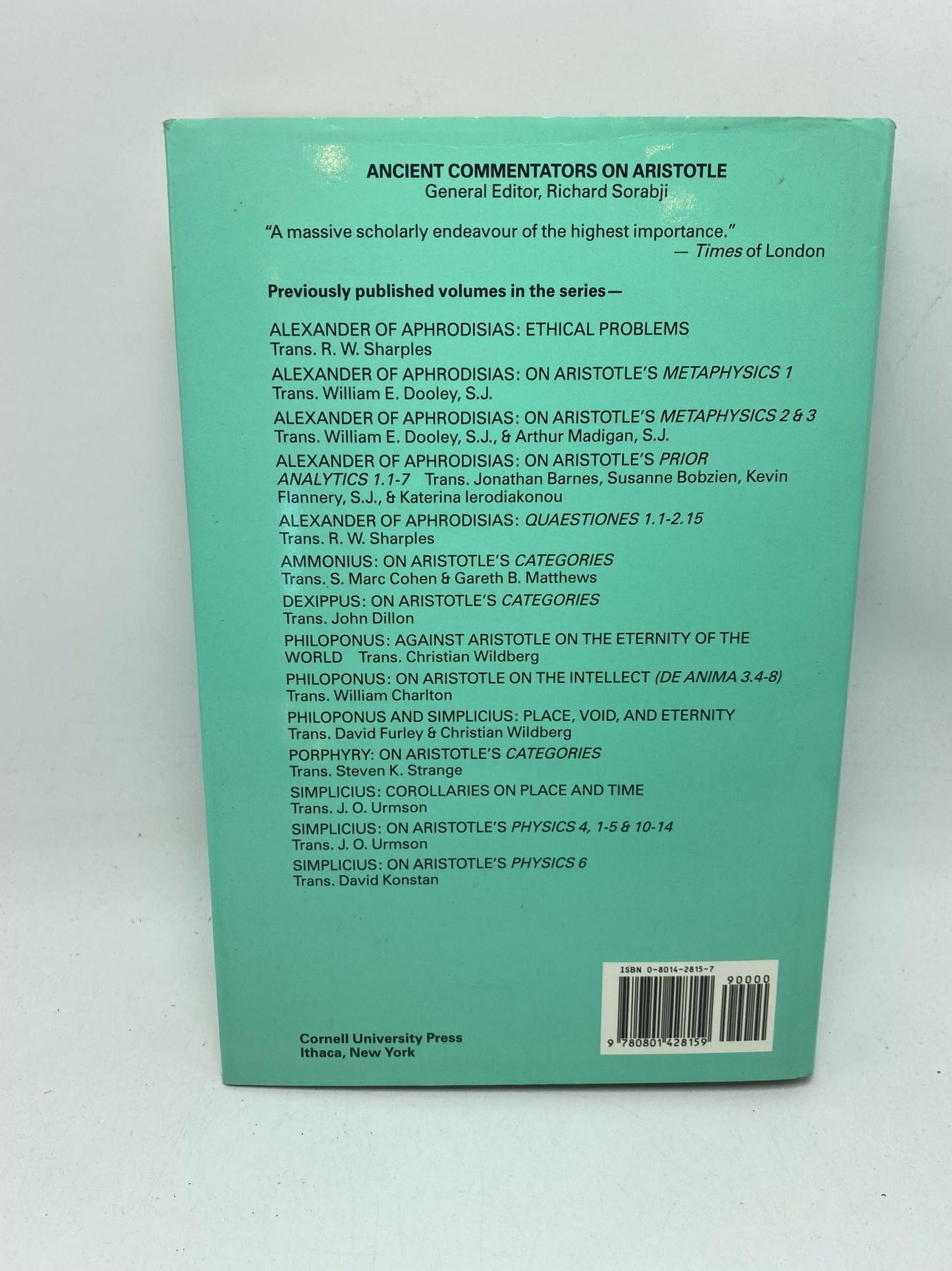 Philoponus: On Aristotle's Physics 2