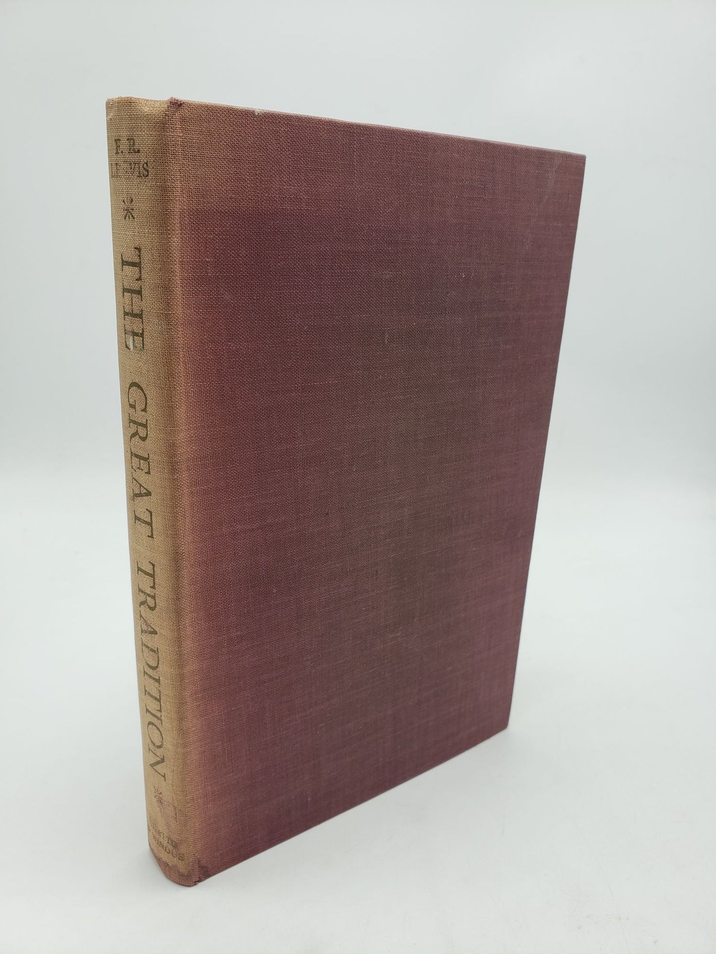 The Great Tradition: George Eliot, Henry James, Joseph Conrad