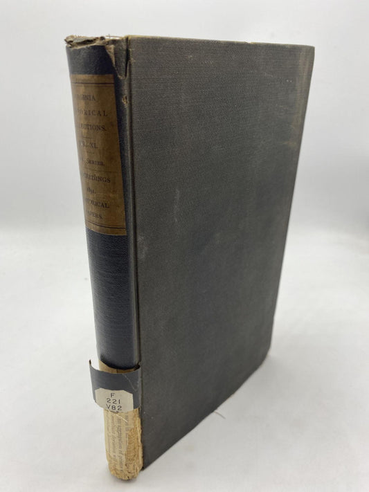 Proceedings Of The Virginia Historical Society At The Annual Meeting Held December 21-22, 1891 With Historical Papers Read On The Occasion, And Others