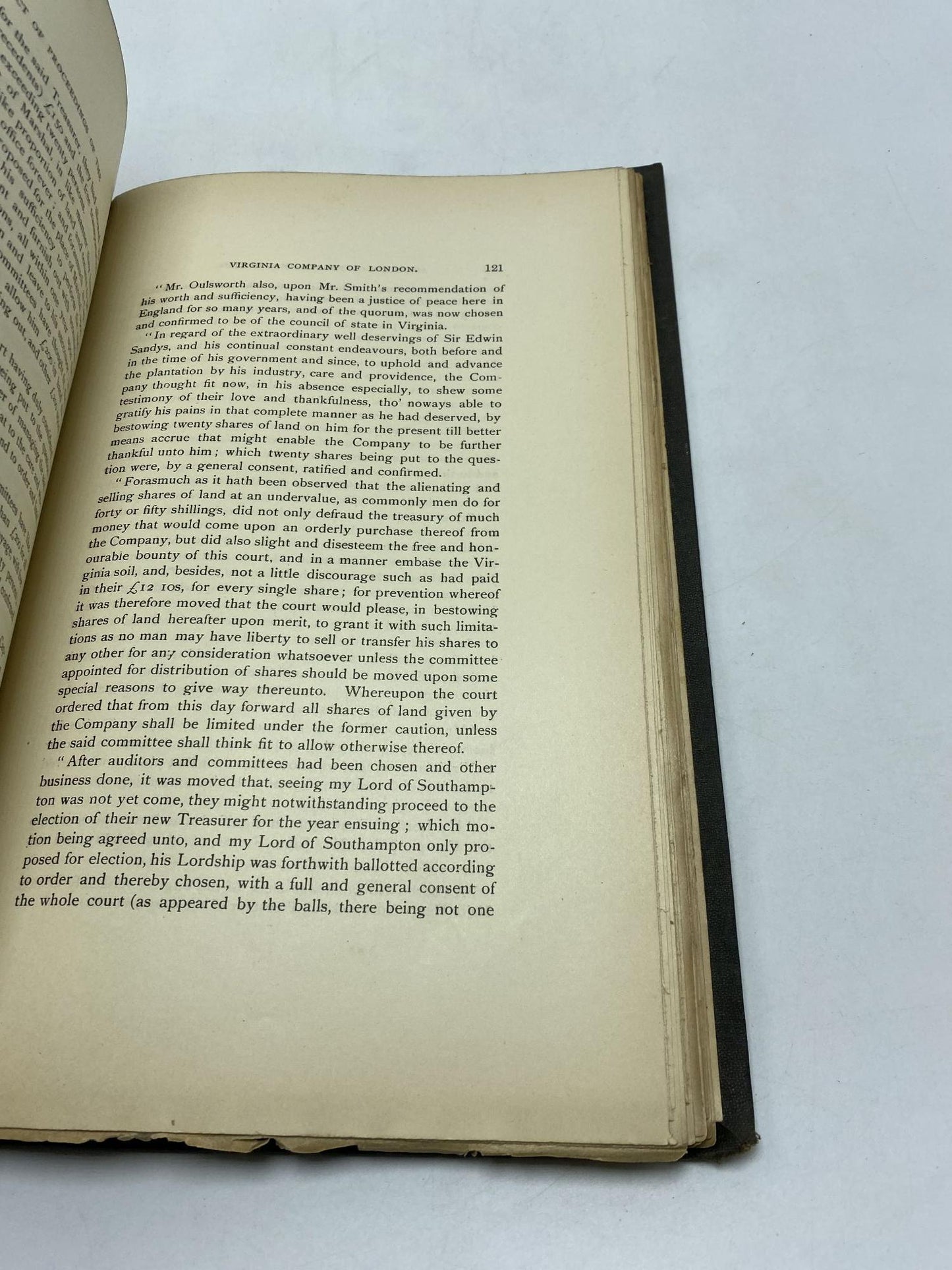Abstract Of The Proceedings Of The Virginia Company Of London, 1619-1624, Prepared From The Records In The Library Of Congress (Volume I)