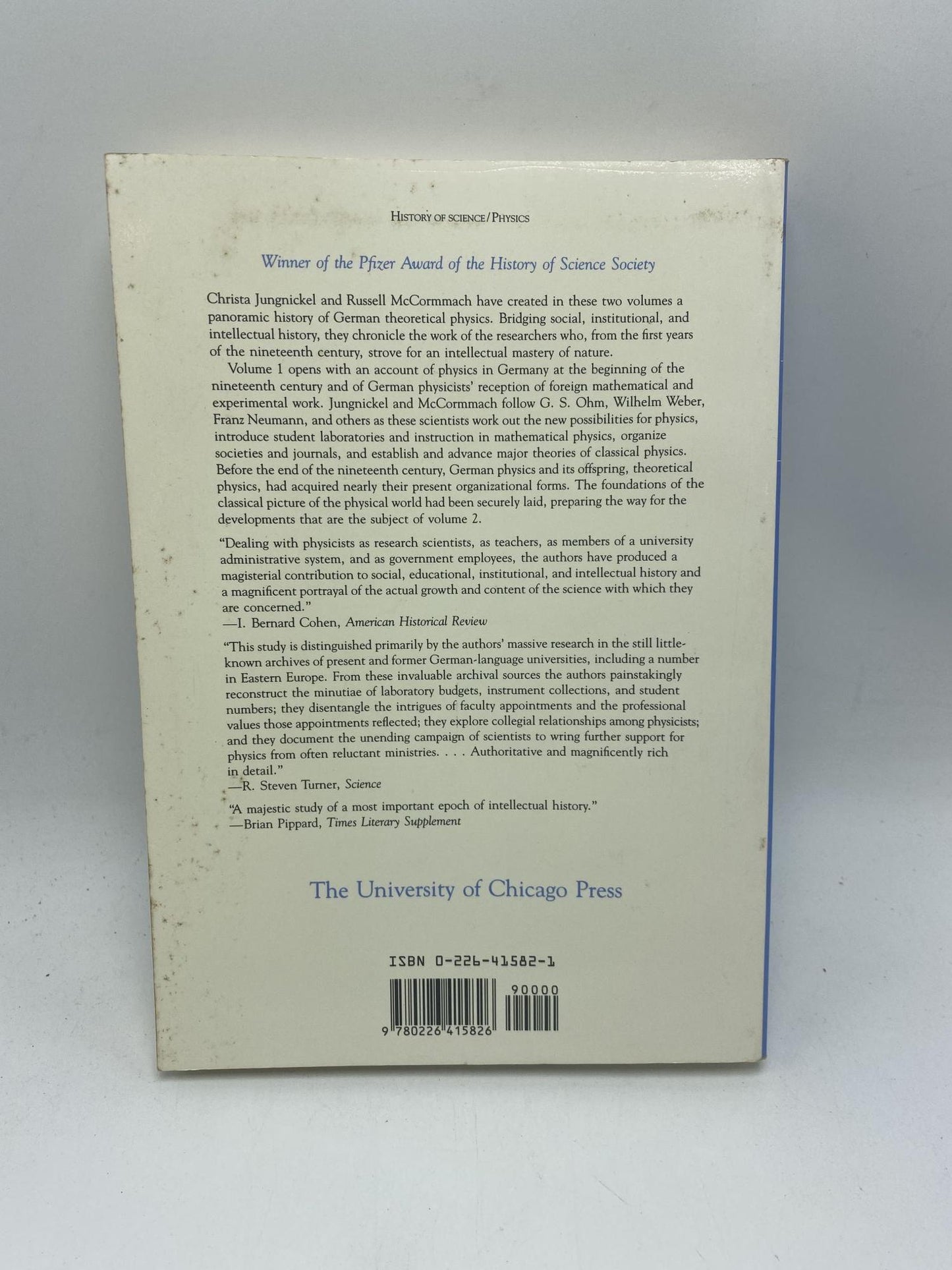 Intellectual Mastery of Nature Theoretical Physics from Ohm to Einstein, Volume 1: The Torch of Mathematics, 1800 to 1870
