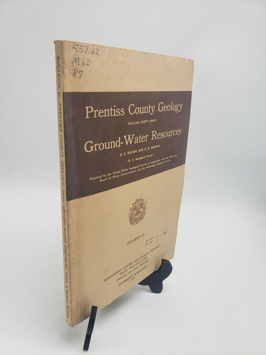 Prentiss County Geology: Ground Water Resources (Mississippi Geological Bulletin 87)