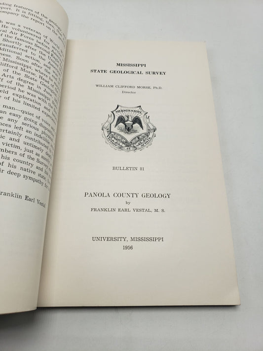 Panola County Geology (Mississippi Geological Bulletin 81)