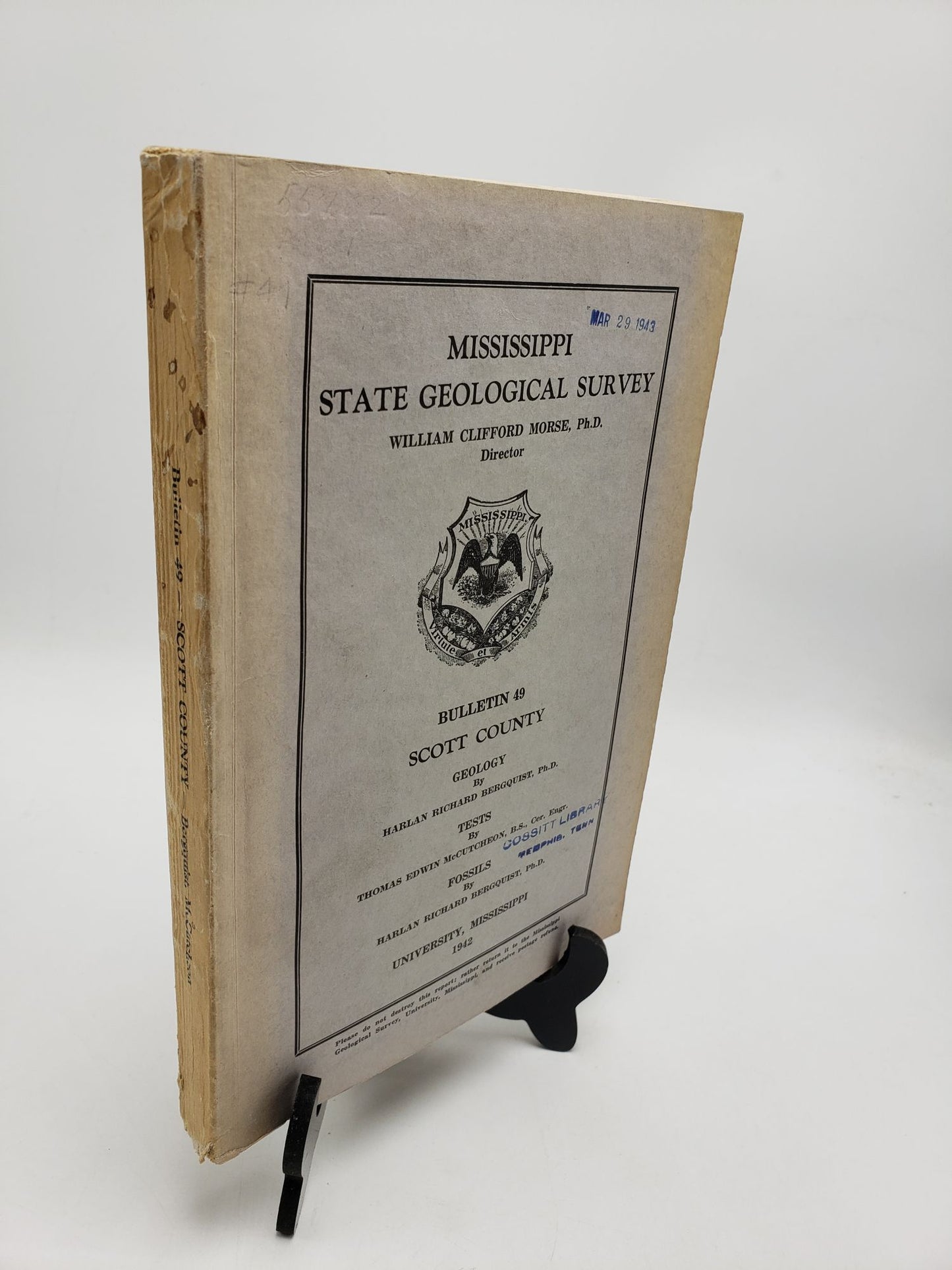 Scott County (Mississippi Geological Bulletin 49)