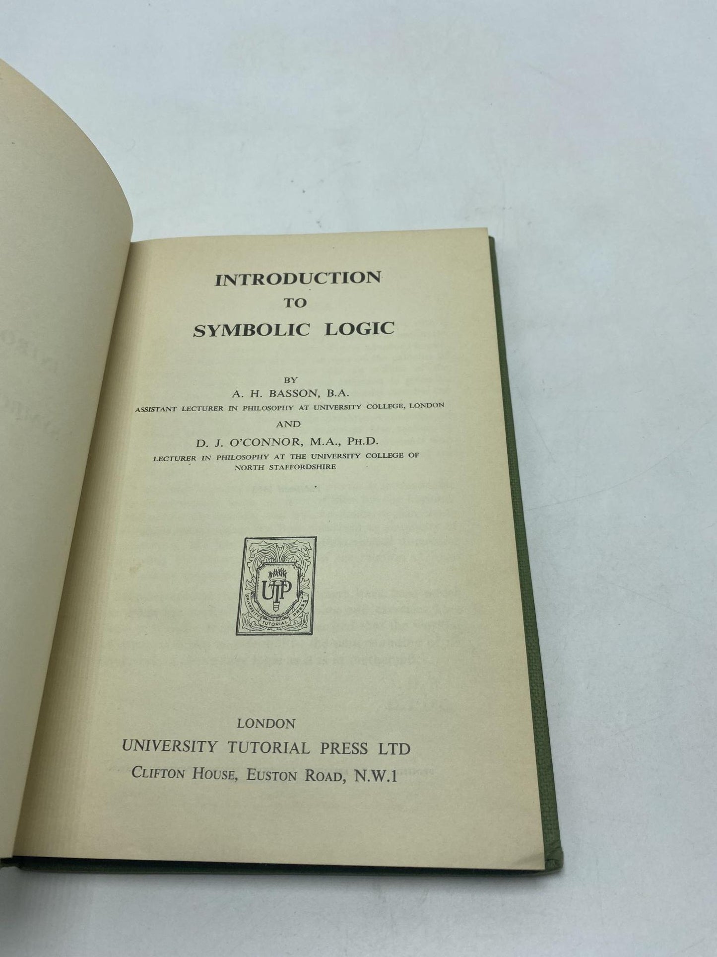 Introduction To Symbolic Logic