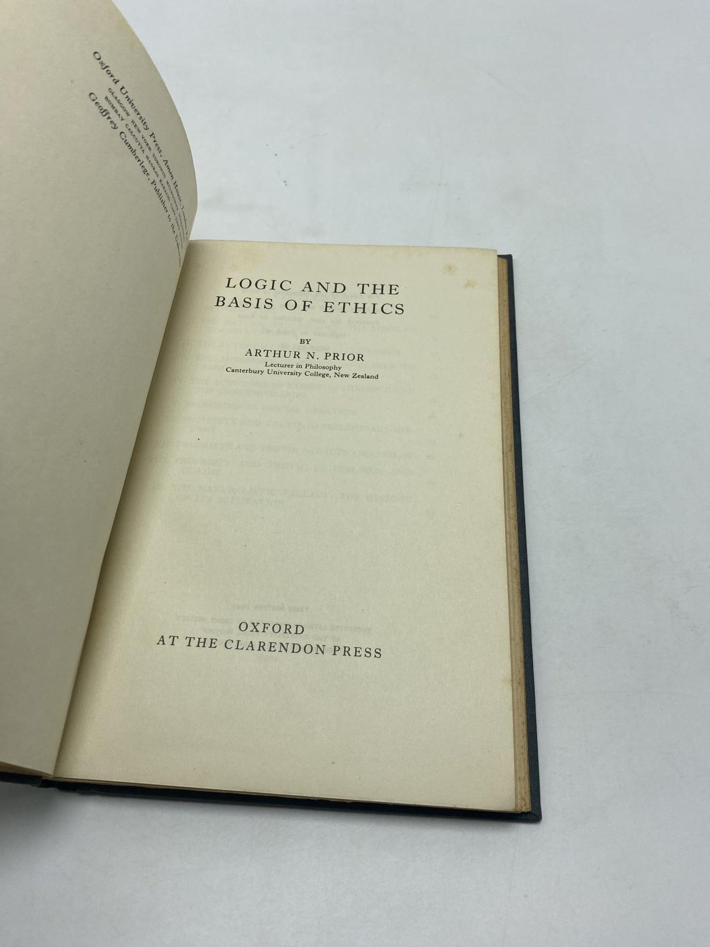 Logic And The Basis Of Ethics