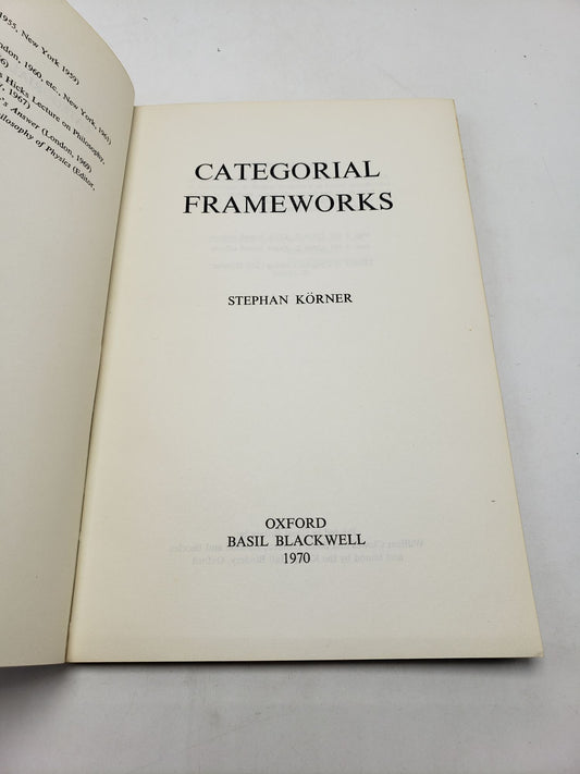 Categorial Frameworks