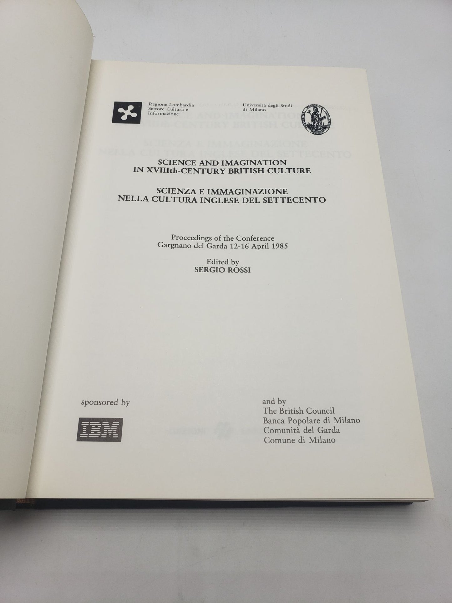 Science and Imagination in XVIIIth-Century British Culture