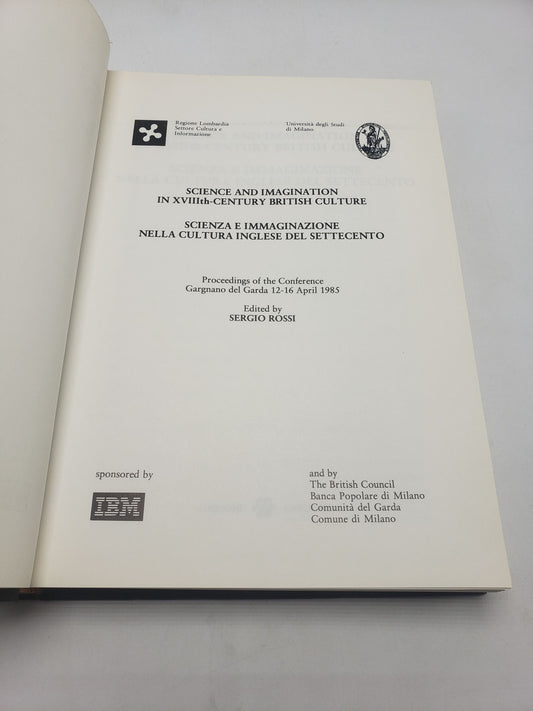 Science and Imagination in XVIIIth-Century British Culture