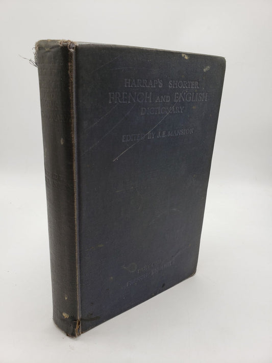 Harrap's Shorter French And English Dictionary: Part One French-English