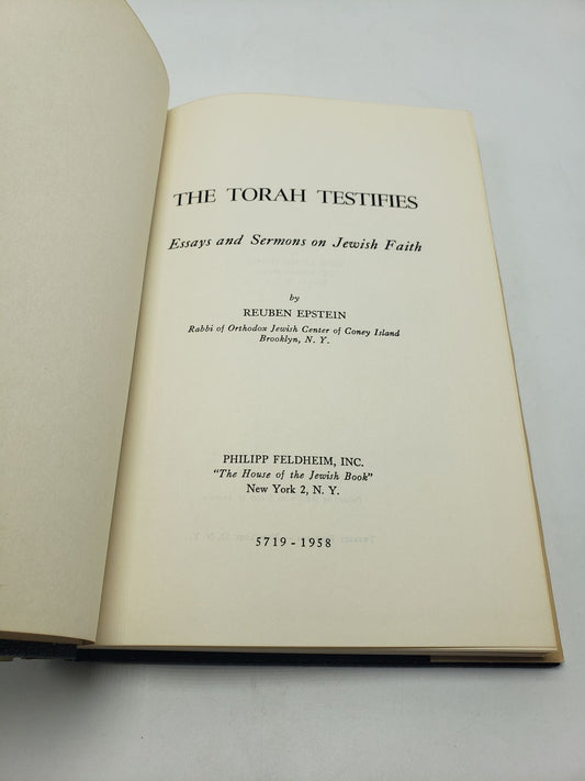 The Torah Testifies