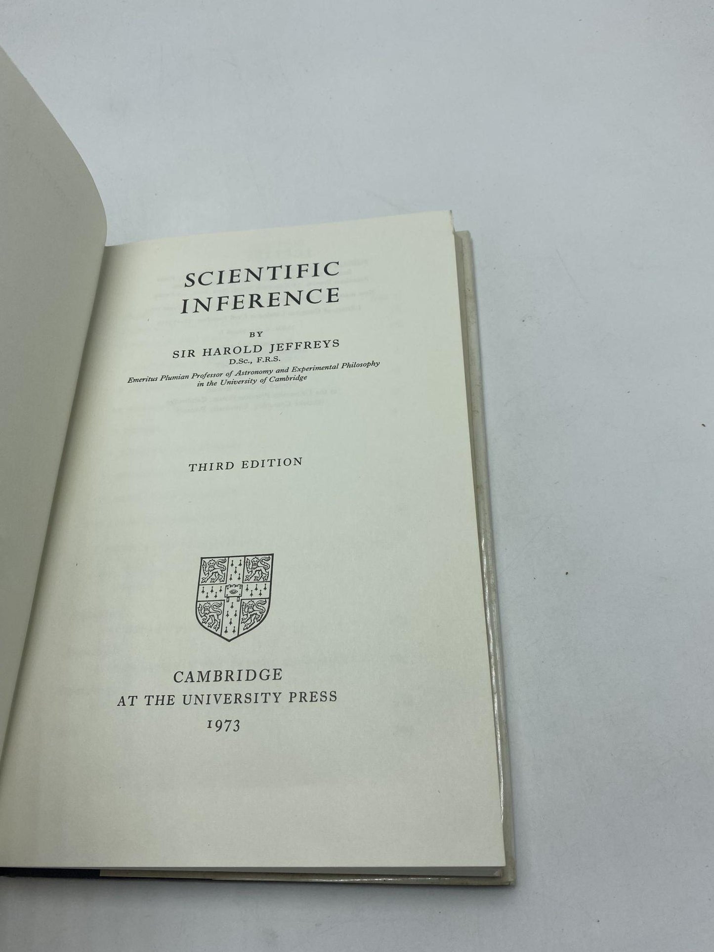 Scientific Inference