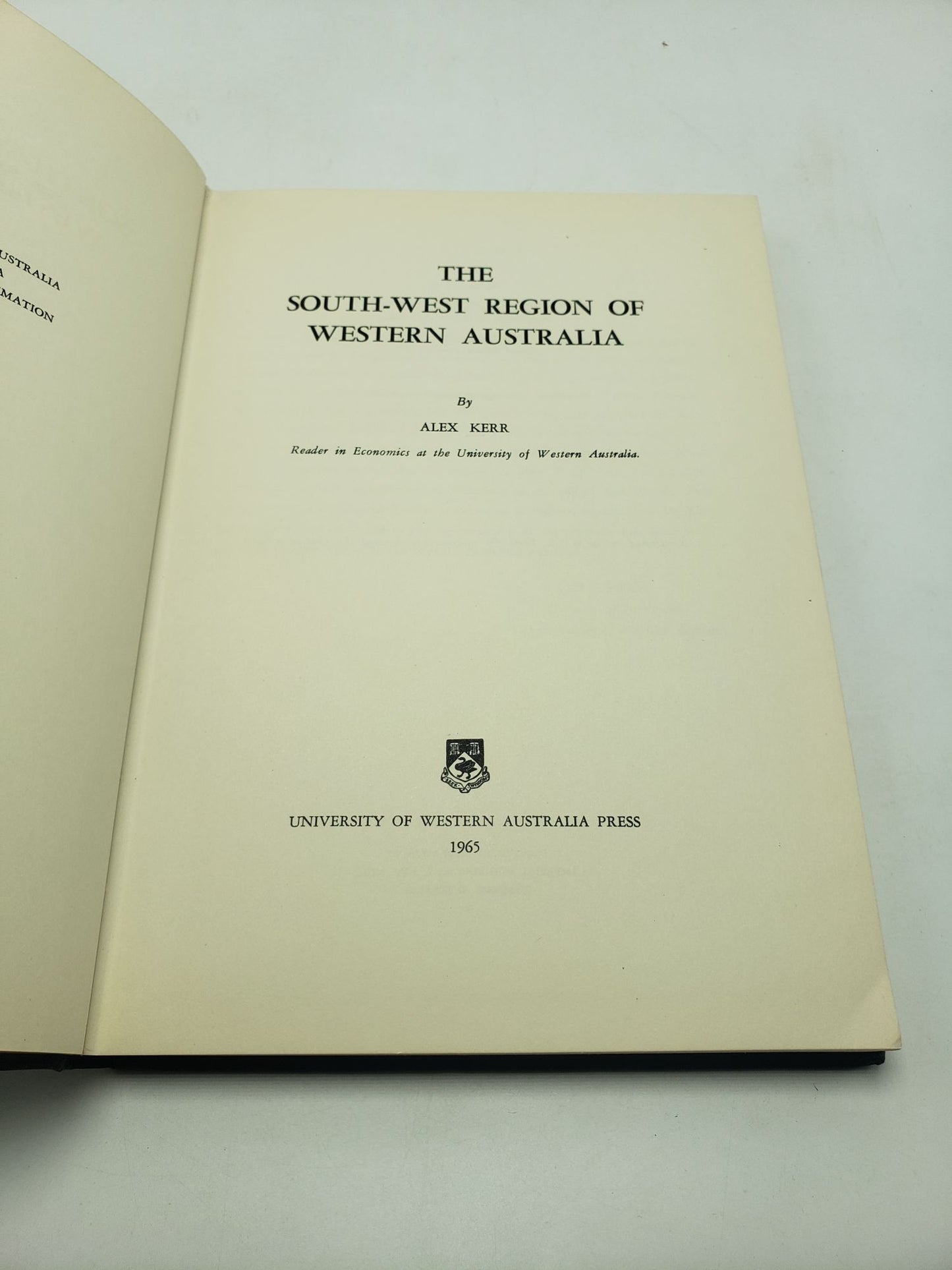 The South-West Region of Western Australia