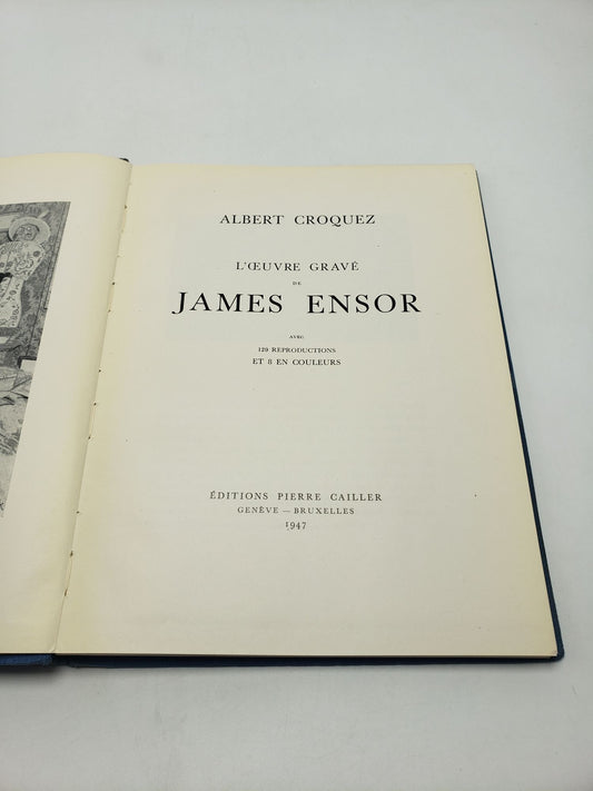 L'Oeuvre Gravé de James Ensor
