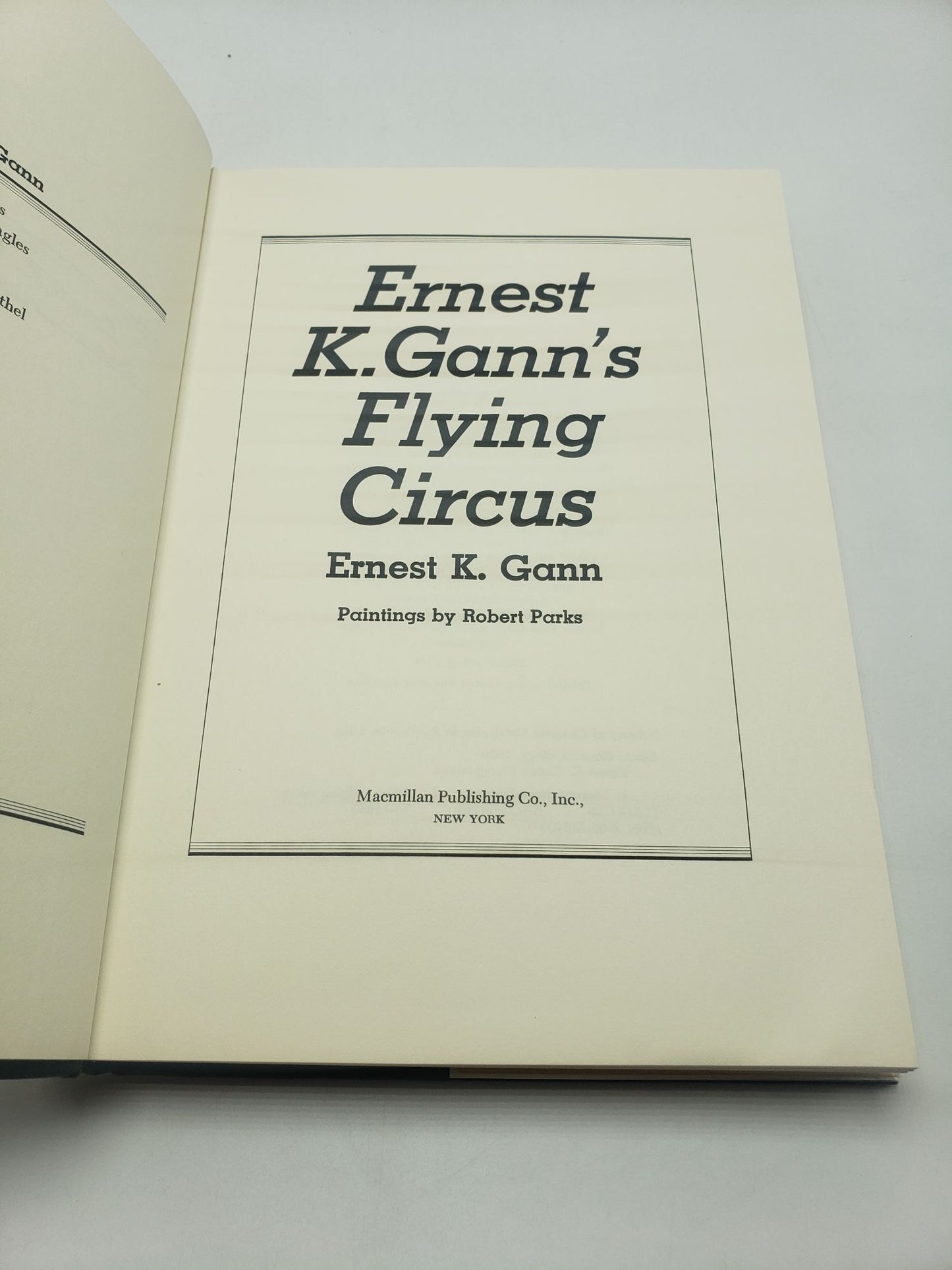 Ernest K. Gann's Flying Circus