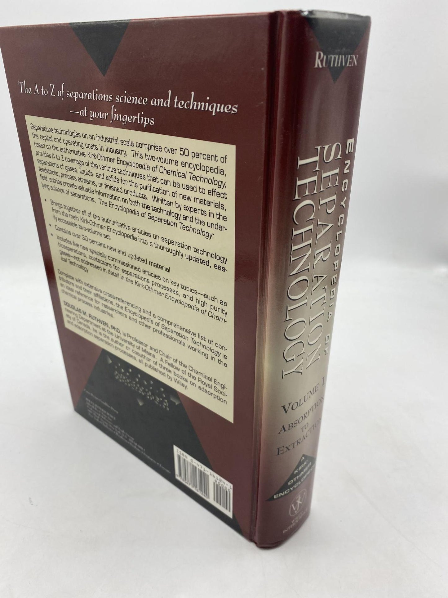 Encyclopedia of Separation Technology (2 Volumes)