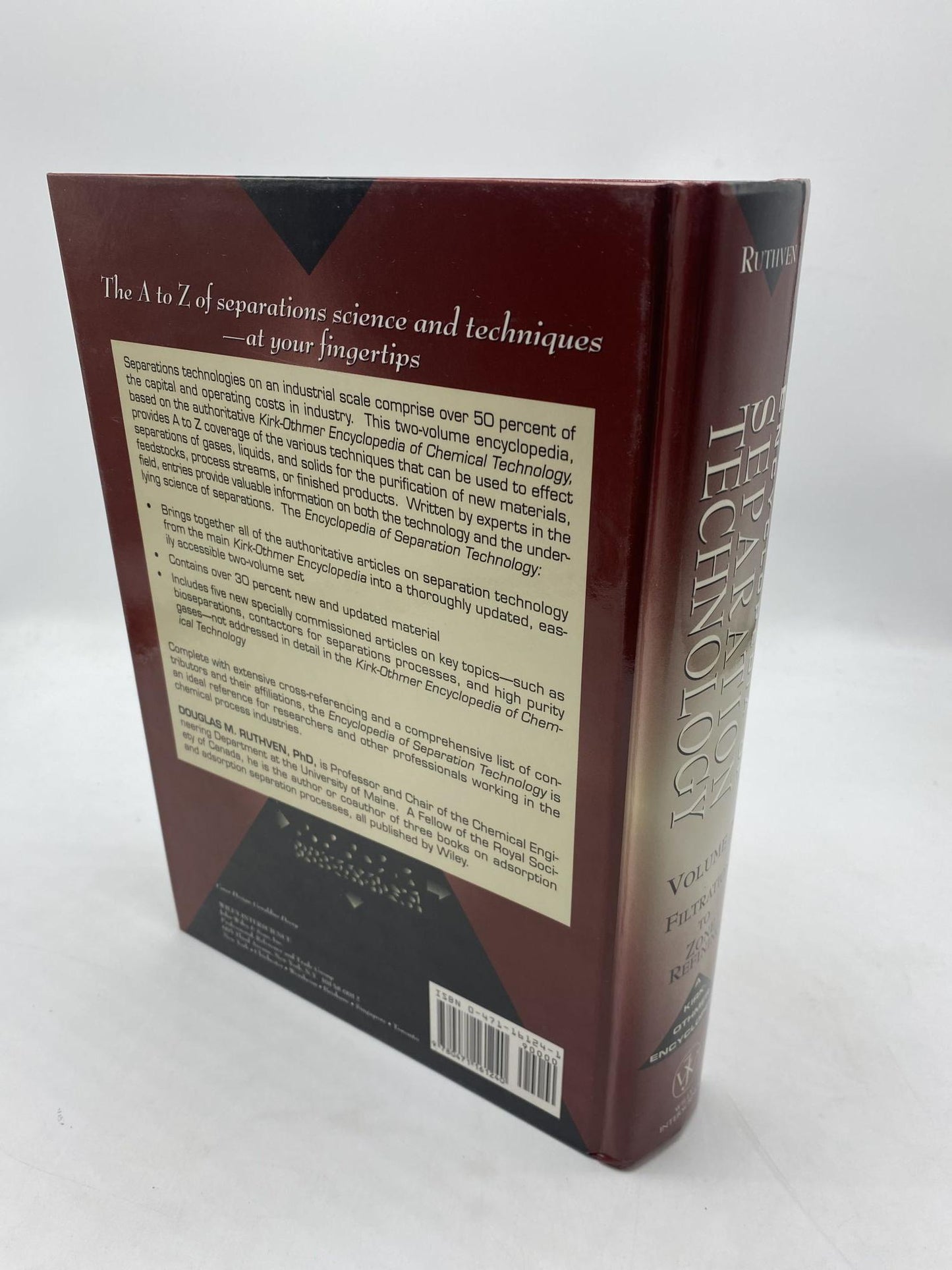 Encyclopedia of Separation Technology (2 Volumes)