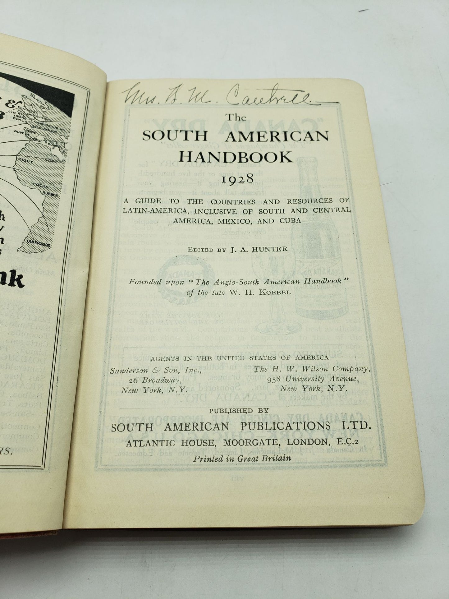 The South American Handbook 192
