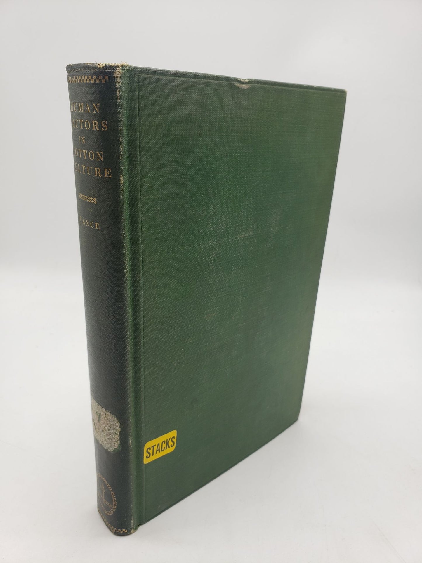Human Factors in Cotton Culture: A Study in the Social Geography of the American South