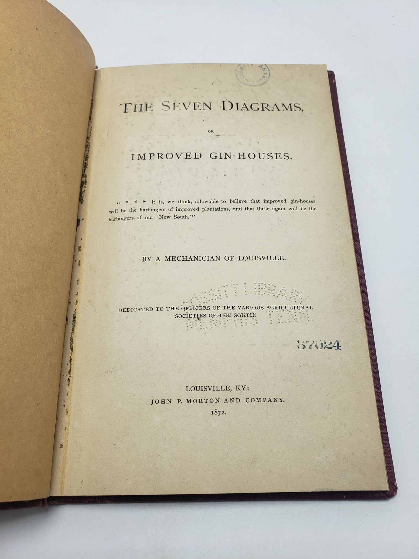 The Seven Diagrams, Or Improved Gin-Houses