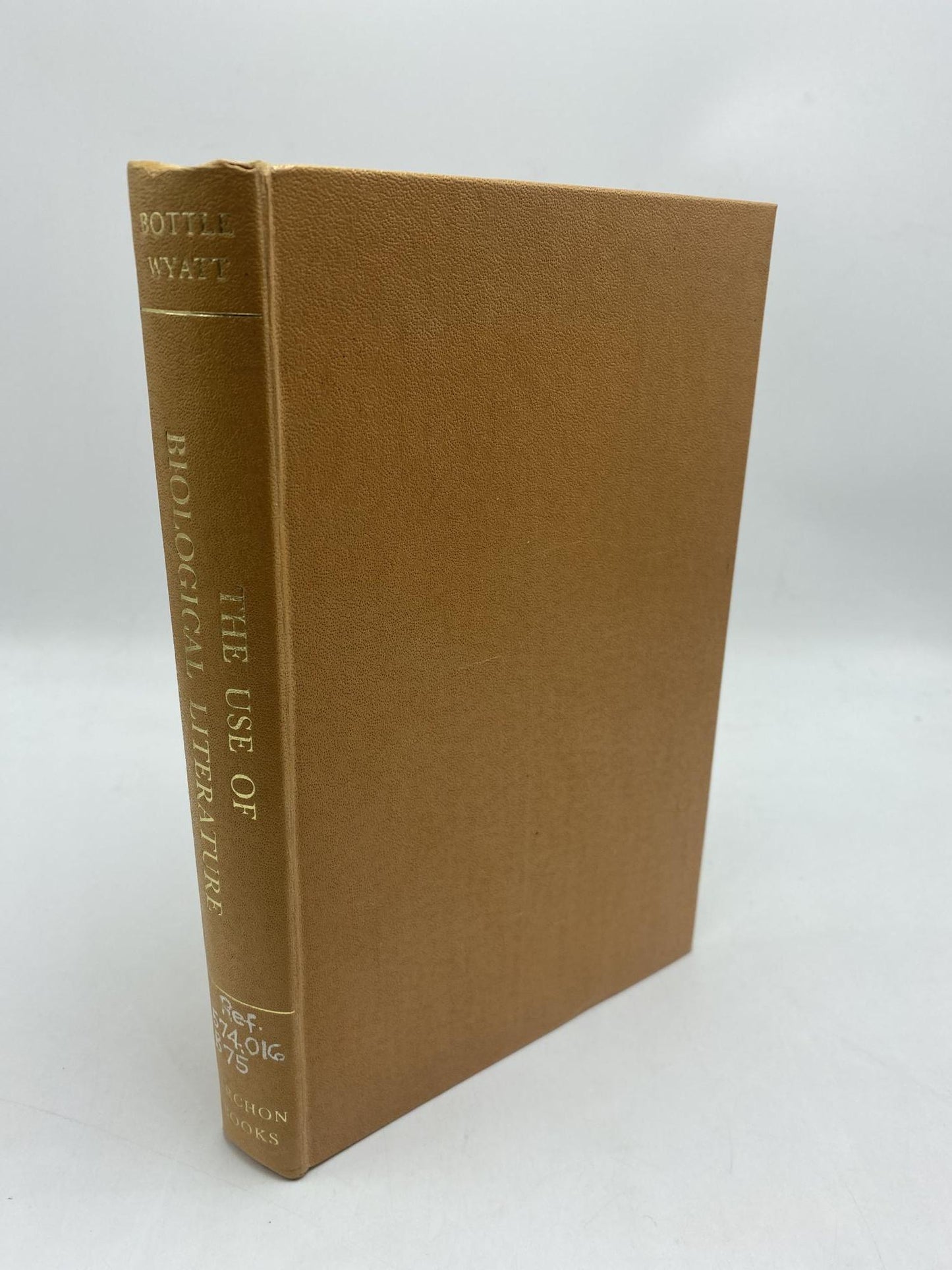 The Use Of Biological Literature