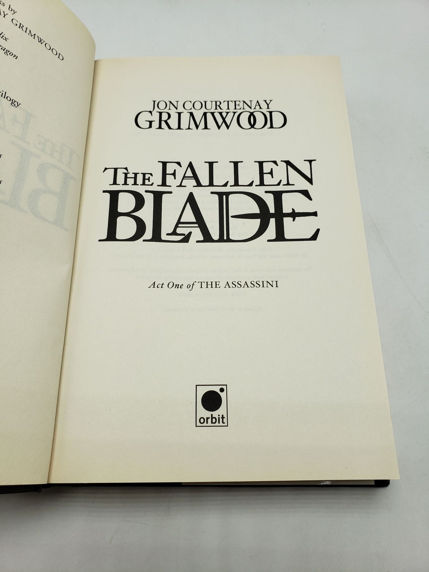 The Fallen Blade: Act I of the Assassini Triology