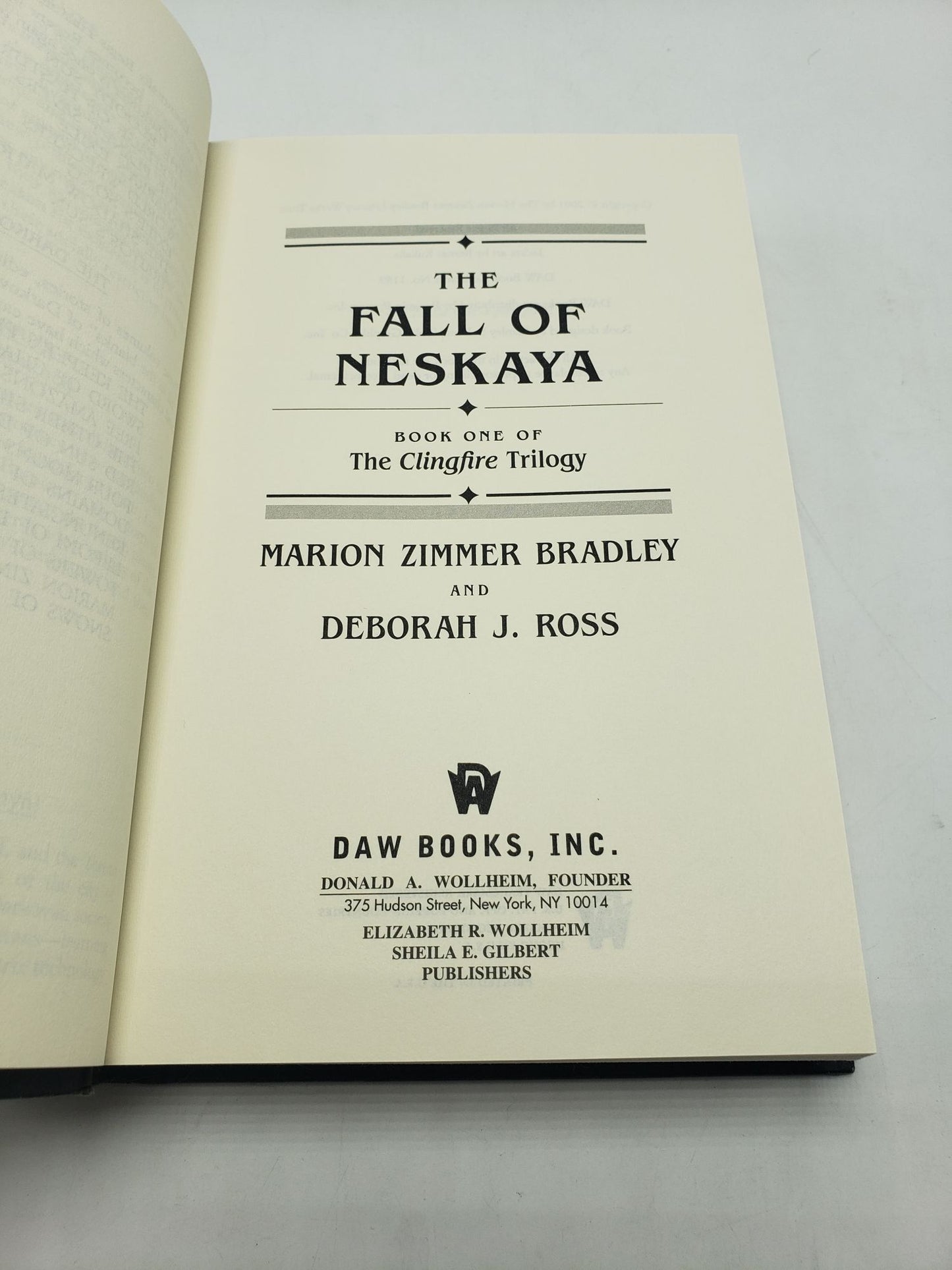 The Fall of Neskaya, Zandru's Forge, A Flame in Hali (Clingfire Trilogy, Complete Set)
