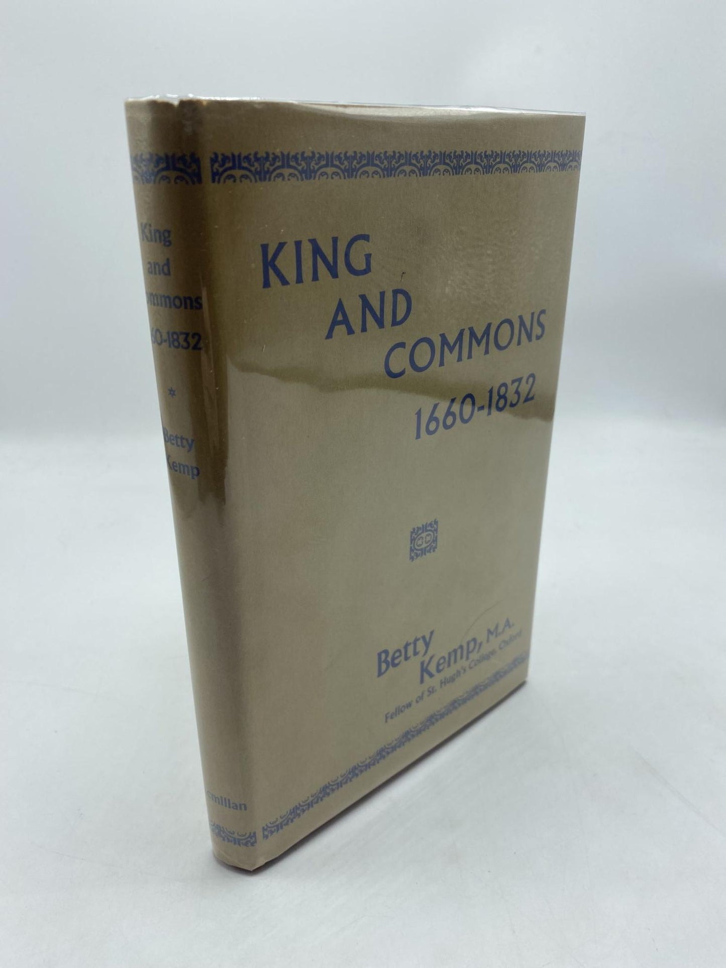 King And Commons 1660-1832